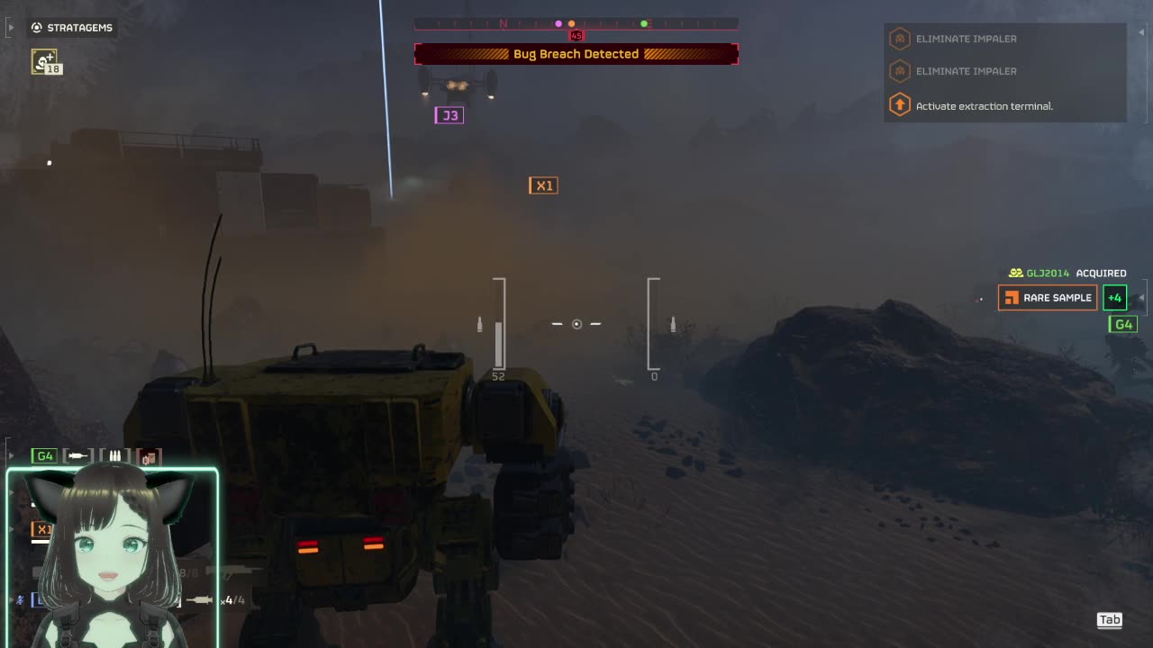 BaBa Bug Walk #helldivers2 #vtuber #gamergirl
