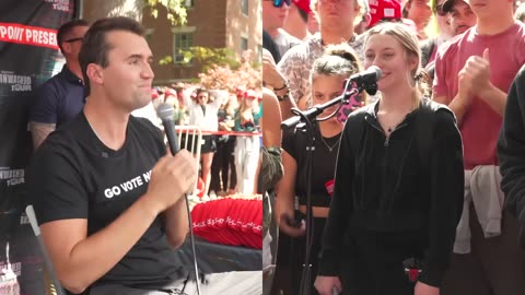 Charlie Kirk Teaches Girl What Responsibility Is