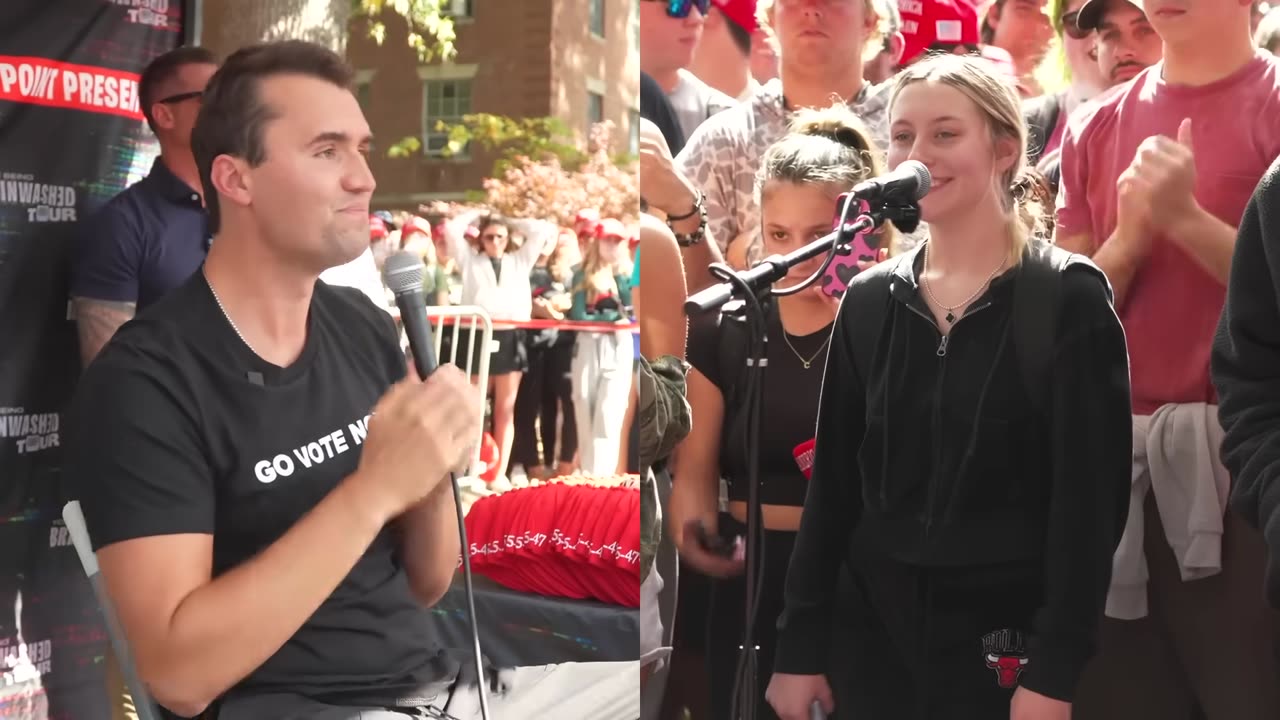 Charlie Kirk Teaches Girl What Responsibility Is