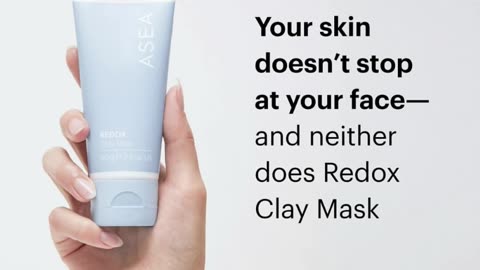 Your skin doesn't stop at your face— and neither does Redox Clay Mask.