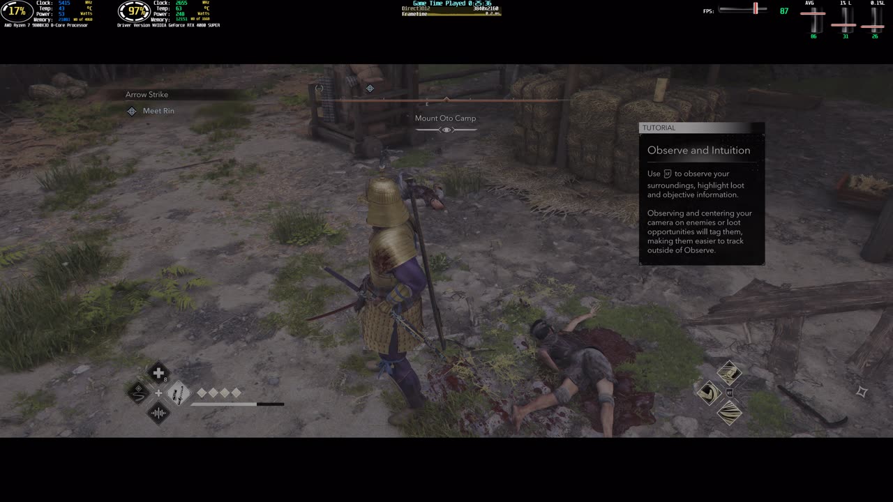 Assassin's Creed Shadows 4K Hdr Pc Gameplay 9800X3d Rtx 4080 Super