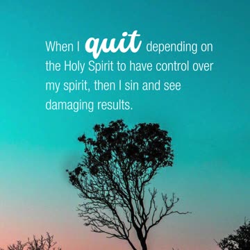 When I stop yielding, I start falling.