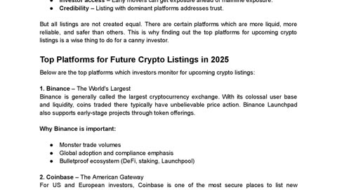 Best Platforms for New Crypto Listings in 2025
