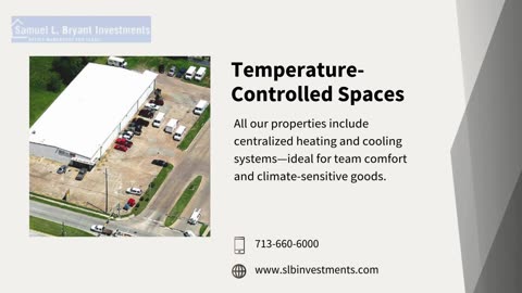 Commercial Office Warehouse for Rent in Houston - Samuel L. Bryant Investments