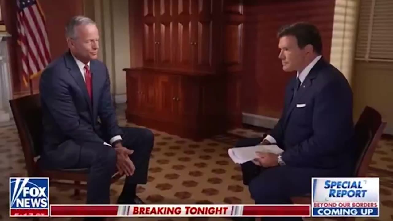 Senate Majority Leader John Thune tells Fox’s Bret Baier on Epstein Files