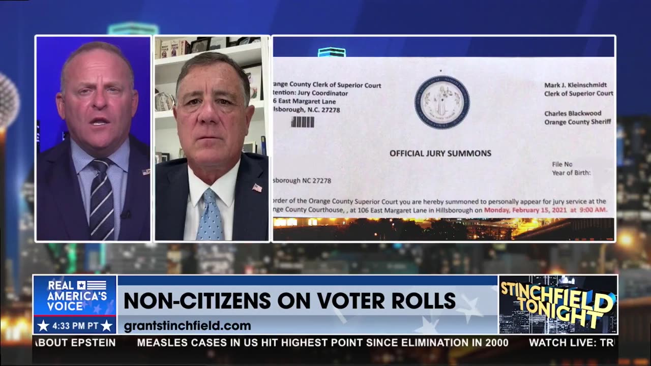 DOJ SUES CA COUNTY OVER NON-CITIZENS ON VOTER ROLLS