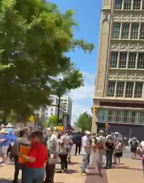 Wichita Protesters Call for Trump's Assassination