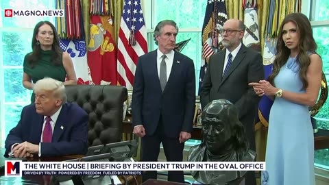🇺🇸 The White House | President Trump and Cabinet Members Press Briefing in The Oval Office [LIVE]