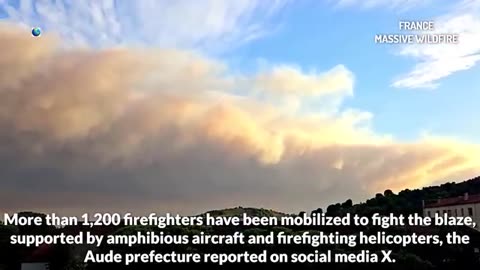 Vaste incendie en France : situation critique, évacuations en cours...