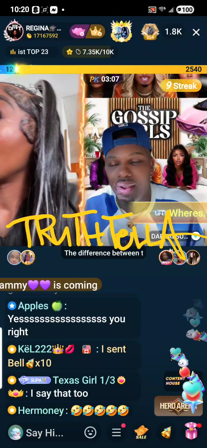 LIYAH THE DOLL LIVE FROM CONTENT HOUSE LINED UP WITH DAREALSUPABIHH GETTING PISSED LISTENING TO GG TALK HER SH*T