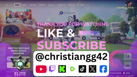 christianmartingg42 | Fortnite | Live Stream 🔴