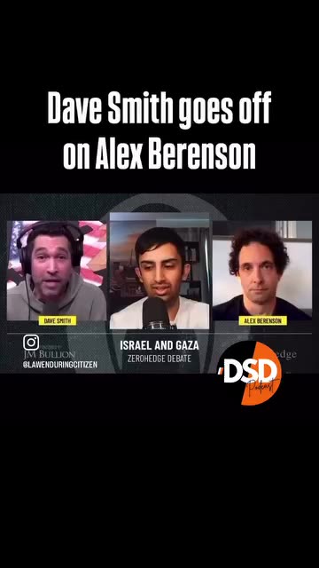Wow! Dave Smith Ripped Alex Berenson a new Ahole!