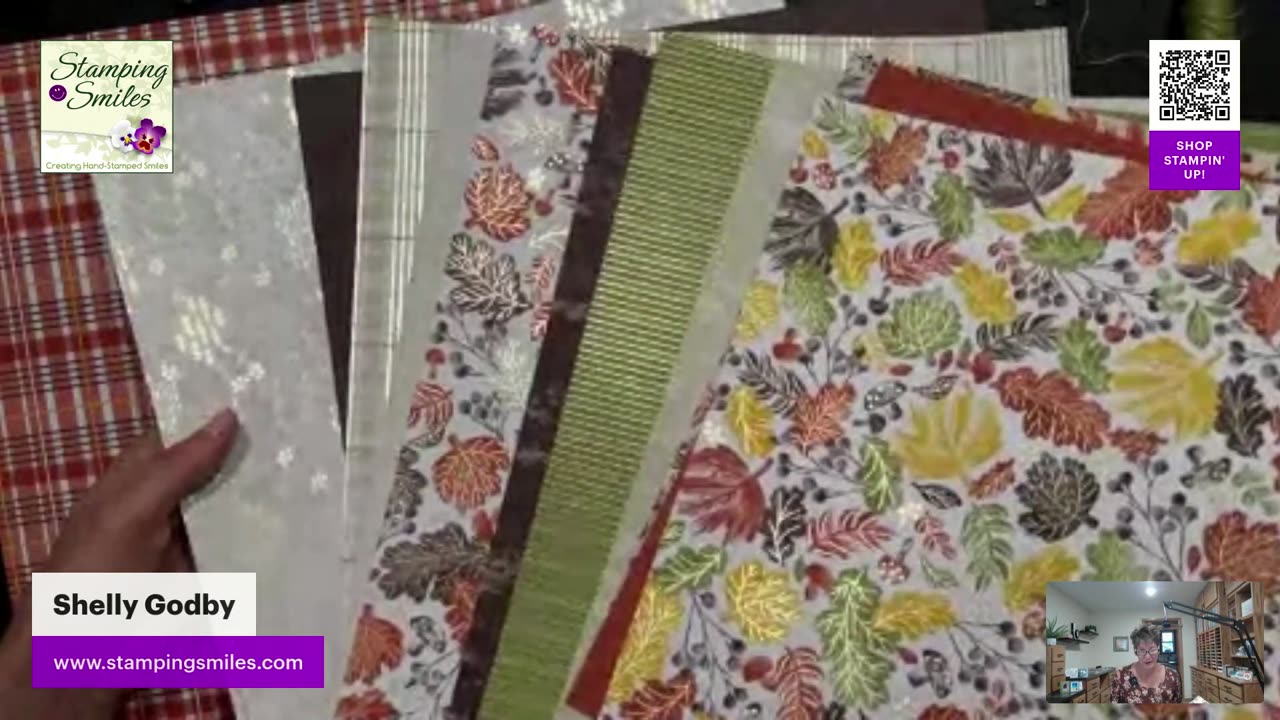 Fall Thank-You Card: Simple → Stepped Up (Leaf & Acorn)