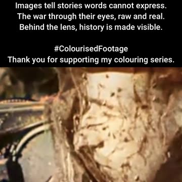 Through the Lens War Photographers WWII #ColourisedHistory