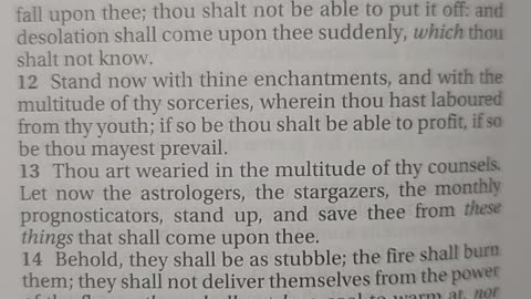 Judgement upon Babylon.
