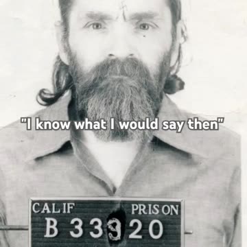 DEEP THOUGHTS WITH CHARLES MANSON - VOL. 80: "I KNOW WHAT I WOULD SAY NOW"