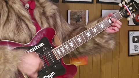 Trent Page playing the Baby's back on my feet again.