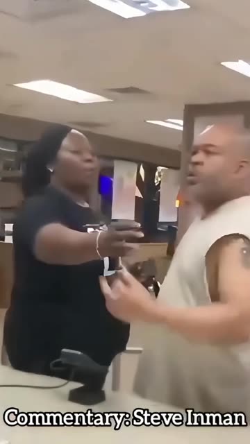 An aggressive customer scores complimentary Whoppers