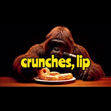 AI gorilla doing food ASMR is wild 💀🦍