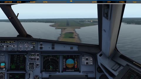 Landing in St. Petersburg (KPIE)
