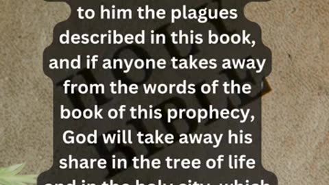 Journey of faith and spiritual growth Revelation 22:18-19 Daily Bible Verse