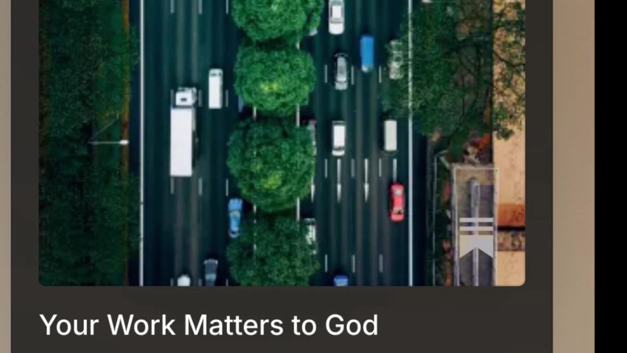 Your Work Matters to God