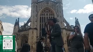 Jazz Nano Street Edition: Busking in Bath, England: 2025 Tour in UK