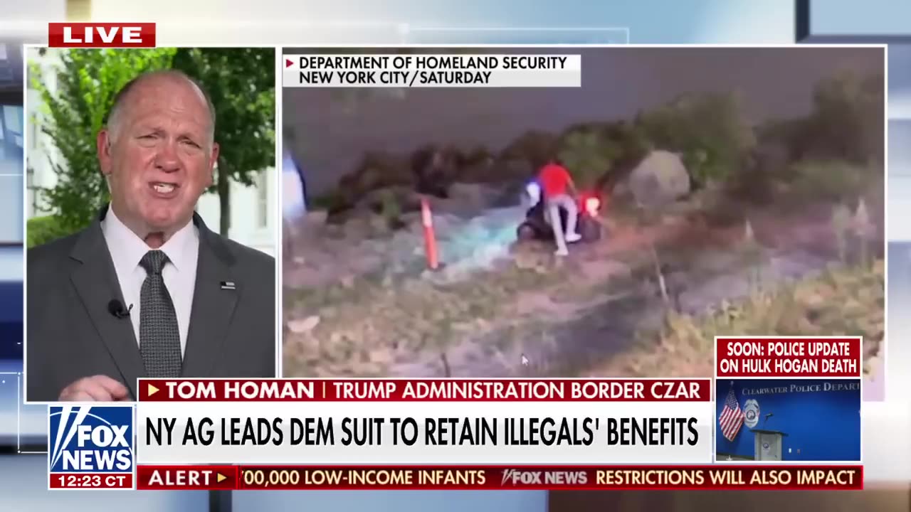 Homan's FIERY response to Letitia James: 'DEAD WRONG'