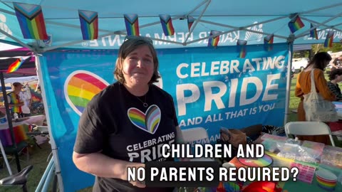 Kaiser Permanente had a booth at a pride parade to attract children for their transgender clinic.