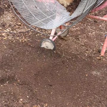 Cement mixer with trommel ( compost sifter attachment)