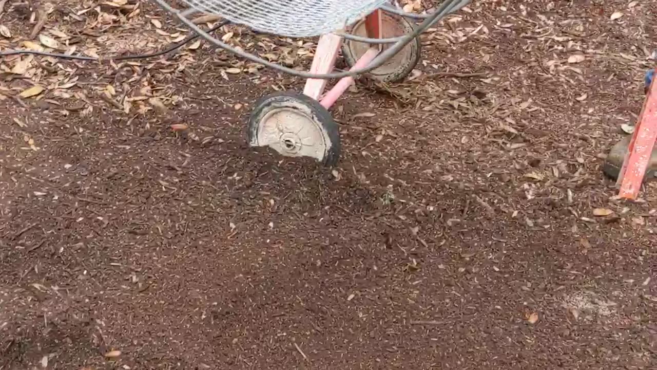 Cement mixer with trommel ( compost sifter attachment)