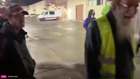 🚨Here is the video of the guy that just flashed the green laser in Tommy Boi's eyes