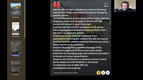 Carlow Shopping Centre shooting latest (Rick Munn-No Risk No Reward) 2-06-25