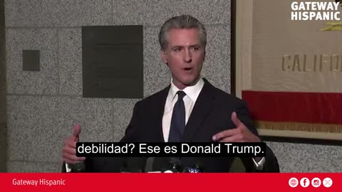 Gov. Newsom calls President Trump a "weak dictator"