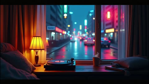 Late Night Lo-Fi Rain Music | Deep Work & Study