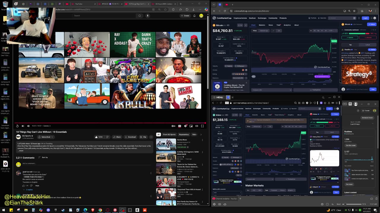 GQ Sports 10 Things Ray Can’t Live Without 10 Essentials reaction