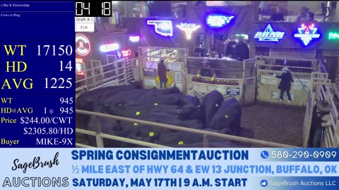 4/1/2025 - Calf & Yearling Auction- Beaver County Stockyards