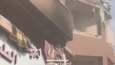 Israeli occupation forces bombed the Nasser Medical Complex for a second time