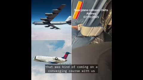Delta pilot makes an "aggressive maneuver" to avoid colliding with a B-52 bomber above North Dakota