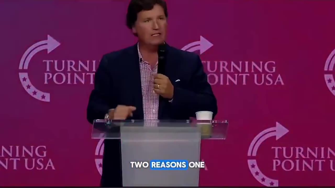 One of the most important parts of Tucker Carlson’s speech that many overlooked