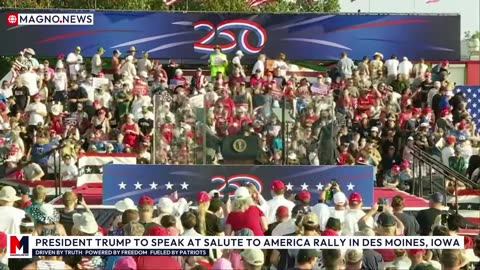 🇺🇸 President Donald Trump to Speak at 'Salute To America' Rally in Des Moines, Iowa [LIVE]