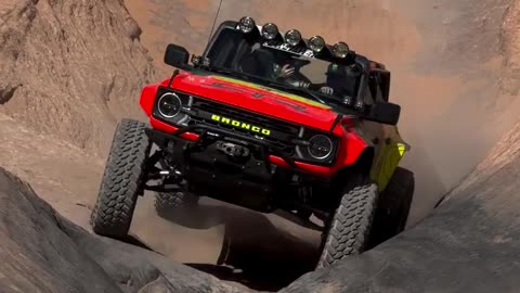 A new bronco out wheeling