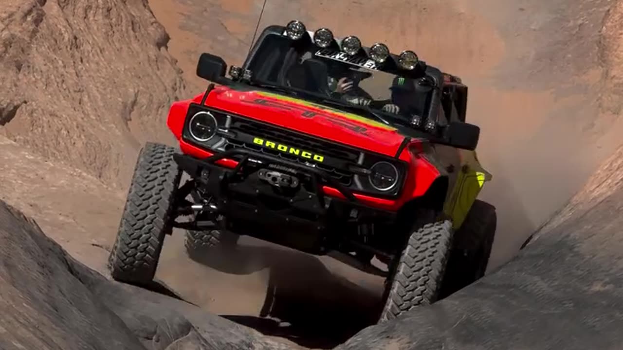 A new bronco out wheeling