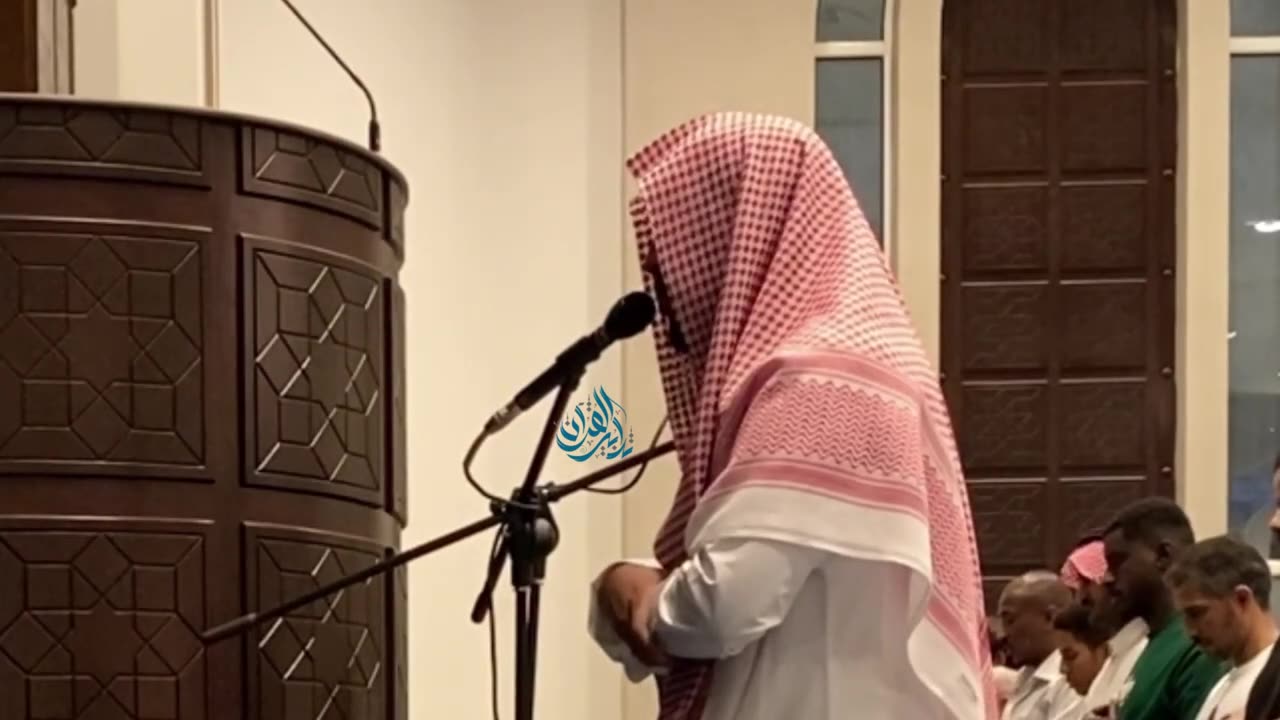 شاهد الآية التي أبكت القارئ أحمد العبيد _ عشائية متنوعة جميلة _ 15-3-1445