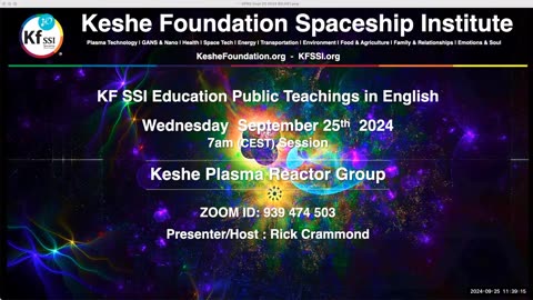 Keshe Plasma Reactor Group 2024-09-25-T1