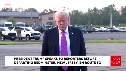 BREAKING NEWS: Trump Takes Questions From Reporters About Charlie Kirk Memorial, Russia-Ukraine War