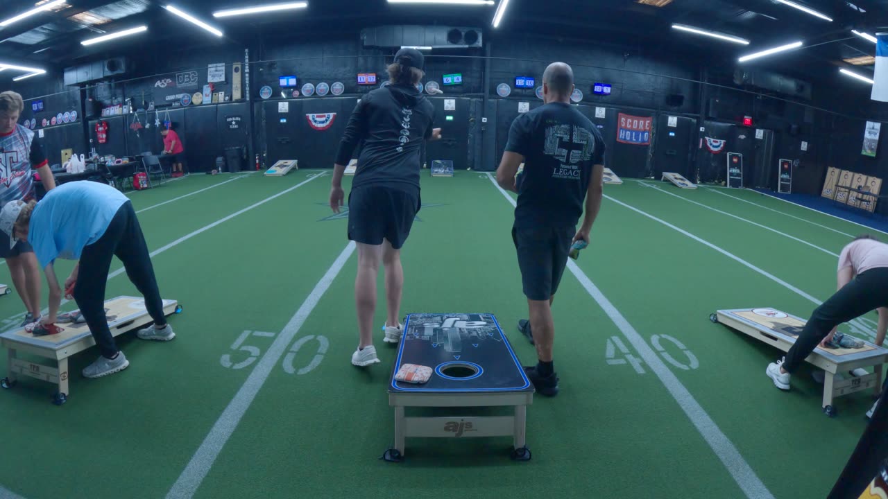 10.18.25 AJ's Sports TCL Cornhole, singles - Match 2