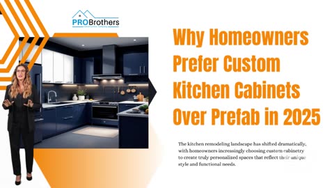 Why Homeowners Prefer Custom Kitchen Cabinets Over Prefab in 2025