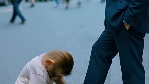 Monkey’s Father Met With Road Accident, Heartbreaking Moment