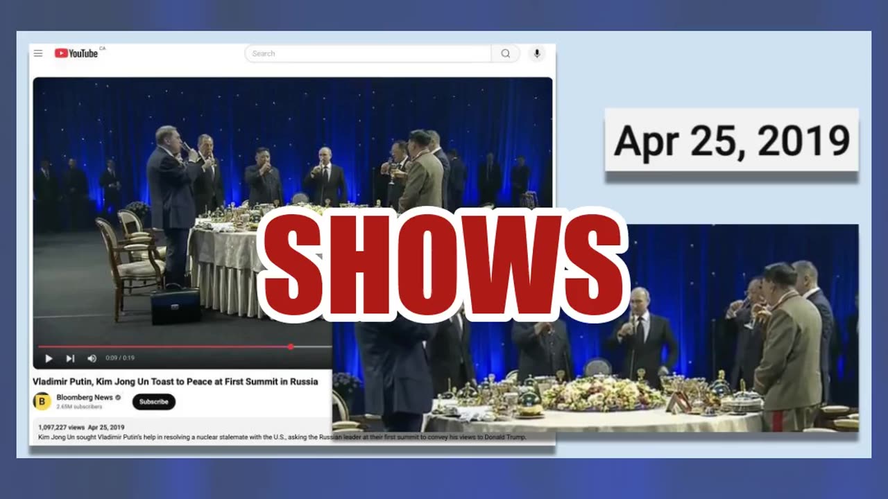 Fact Check: Vladimir Putin and Kim Jong Un Did NOT Refuse To Drink After A Toast -- Video Is Edited